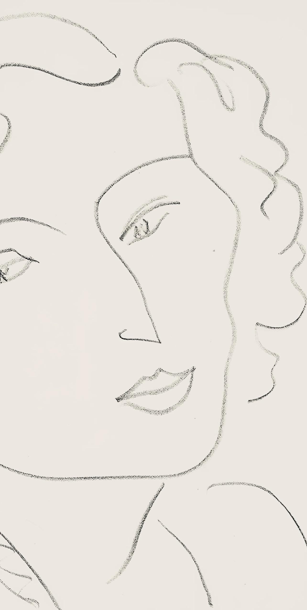 Henri Matisse, Srie O, Var. 18 (Duthuit 9), Henri Matisse, Dessins, Thmes Et Variations, Lithograph