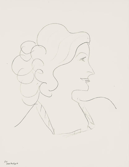 Henri Matisse, Srie O, Var. 17 (Duthuit 9), Henri Matisse, Dessins, Thmes Et Variations, Lithograph