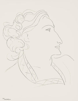 Henri Matisse, Srie O, Var. 16 (Duthuit 9), Henri Matisse, Dessins, Thmes Et Variations, Lithograph