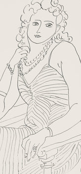 Henri Matisse, Srie P, Var. 2 (Duthuit 9), Henri Matisse, Dessins, Thmes Et Variations, Lithograph