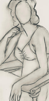 Henri Matisse, Srie P, Var. 1 (Duthuit 9), Henri Matisse, Dessins, Thmes Et Variations, Lithograph