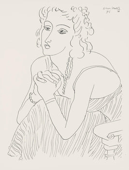 Henri Matisse, Srie P, Var. 5 (Duthuit 9), Henri Matisse, Dessins, Thmes Et Variations, Lithograph
