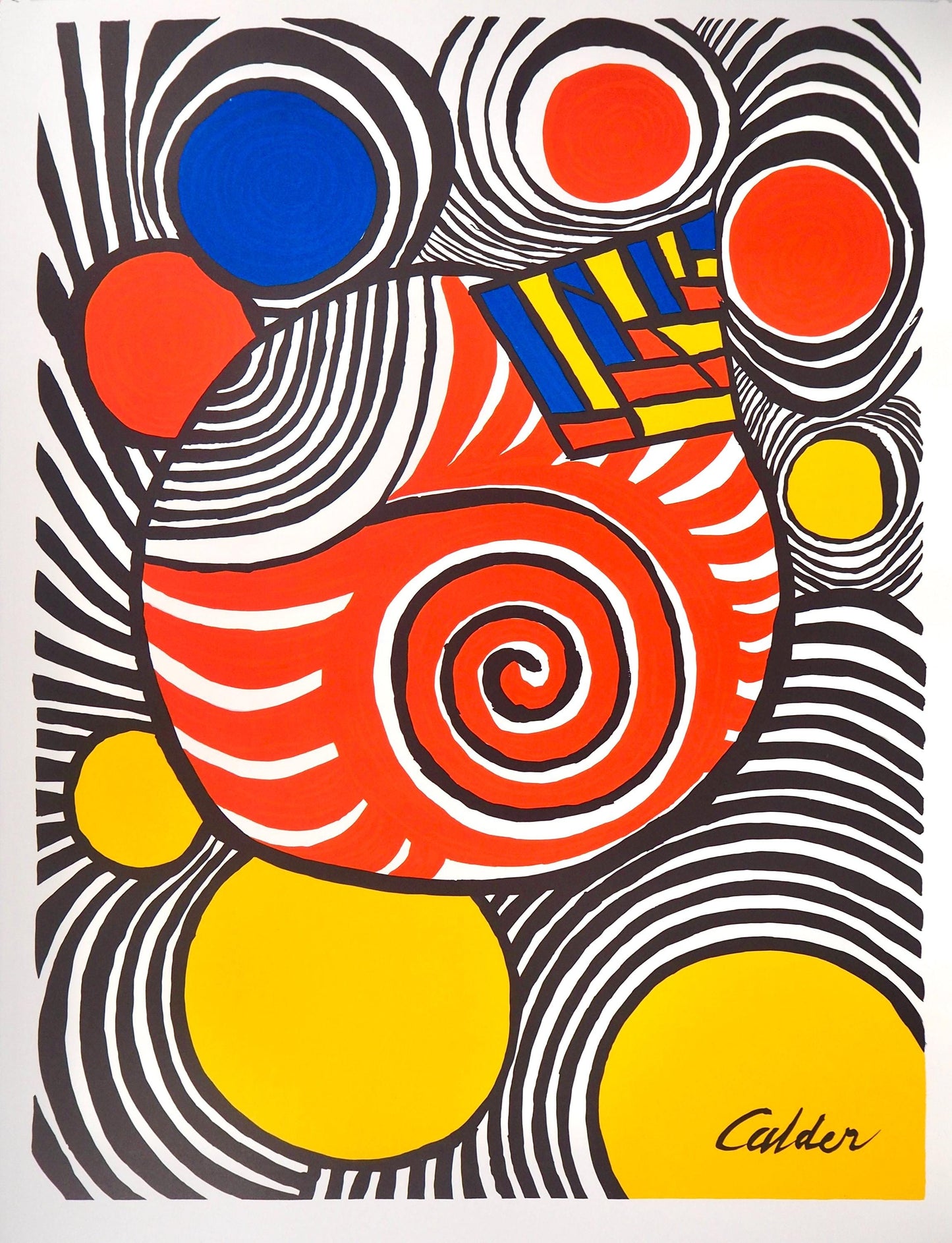 Alexander Calder, Clown, Lithograph