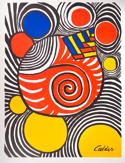 Alexander Calder, Clown, Lithograph