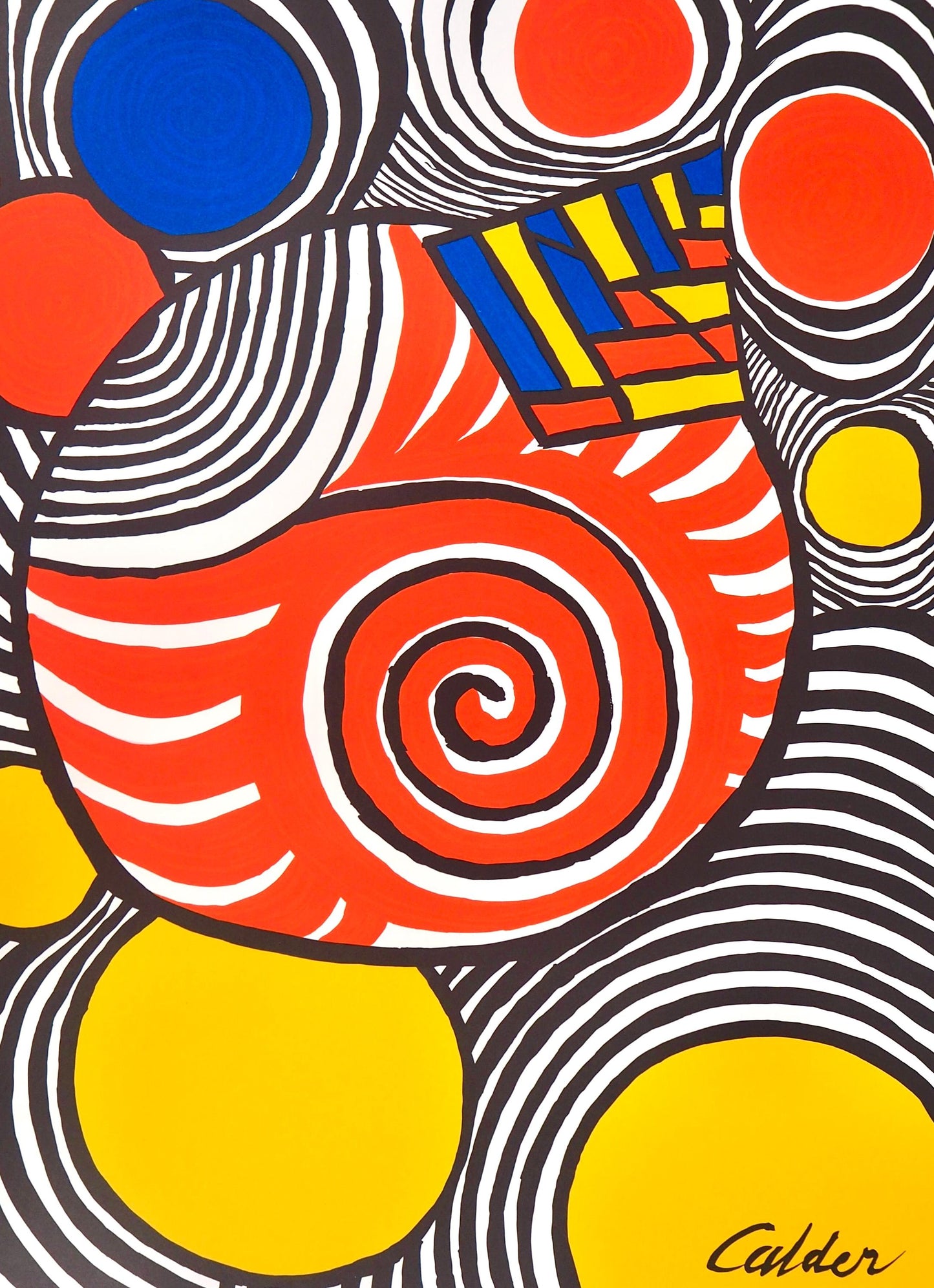 Alexander Calder, Clown, Lithograph