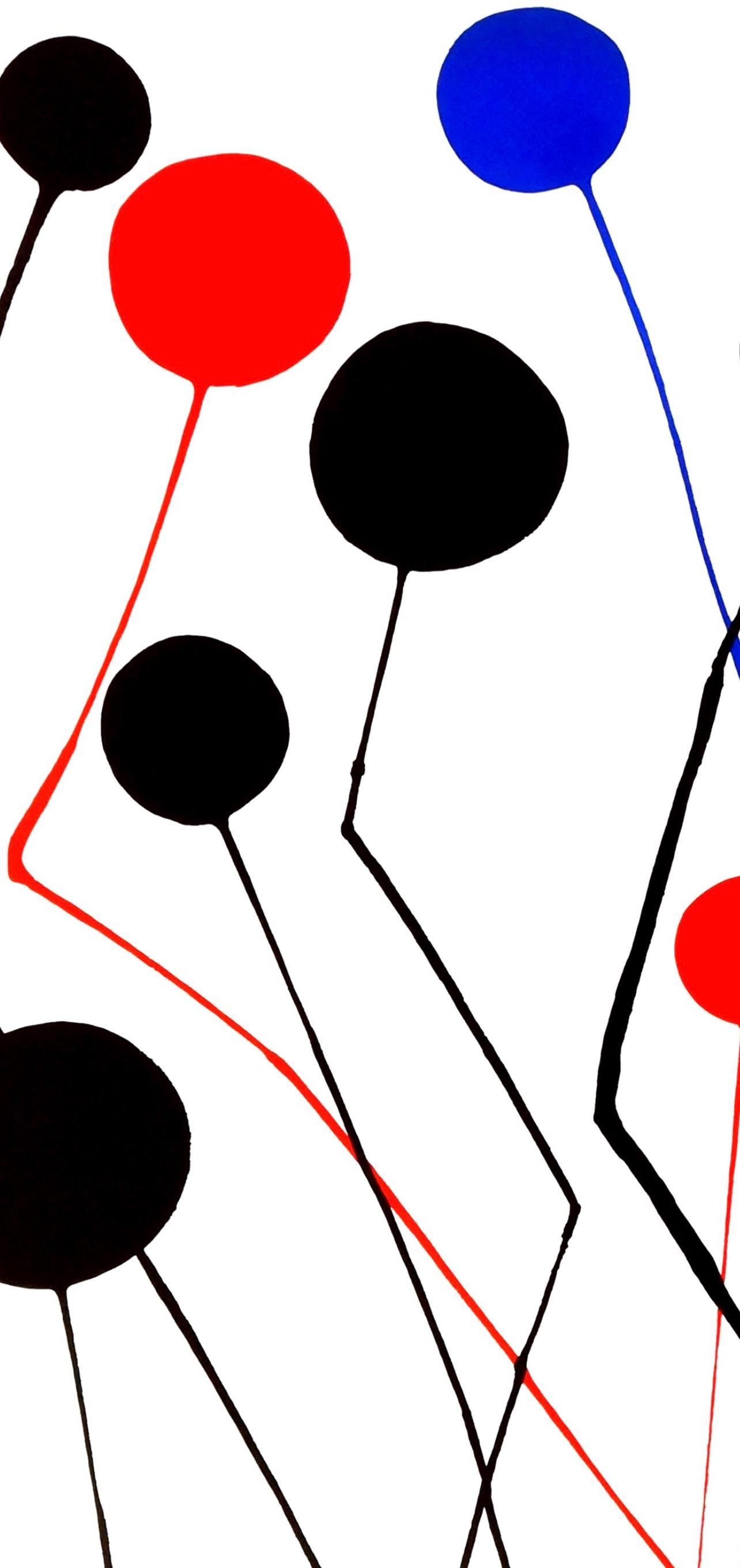 Alexander Calder, The Blue Balloon, Spanish Refugee Aid, Lithograph