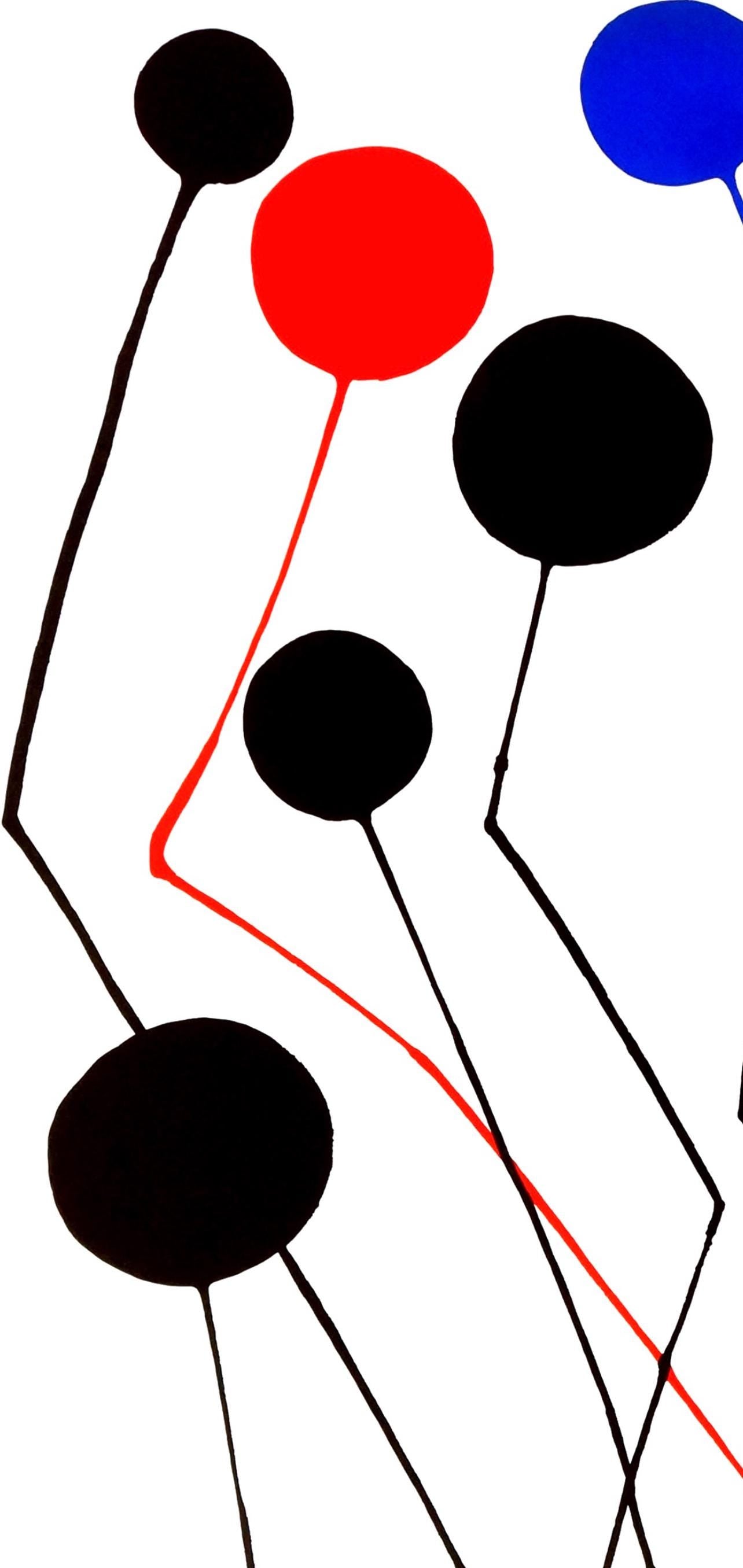 Alexander Calder, The Blue Balloon, Spanish Refugee Aid, Lithograph