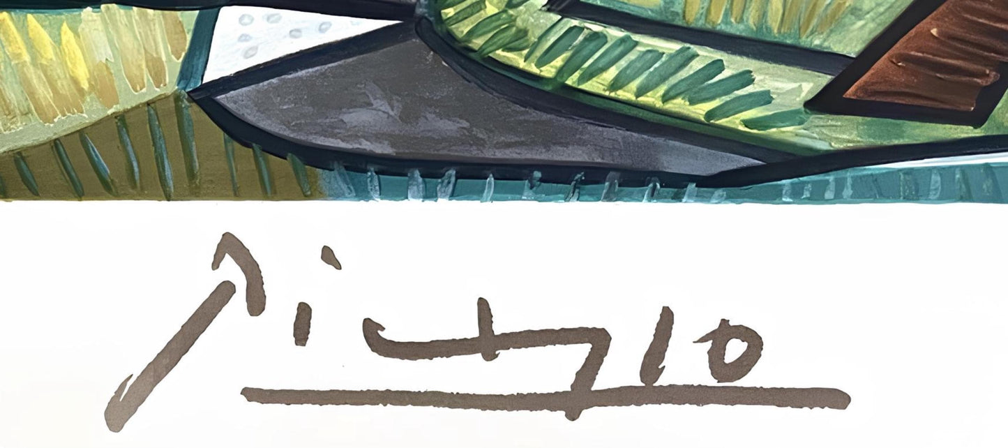 Pablo Picasso, Le Vert Galant, Marina Picasso Collection, Official Lithograph