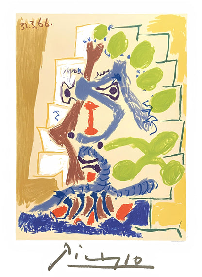 Pablo Picasso, Le Peintre, Marina Picasso Collection, Official Lithograph