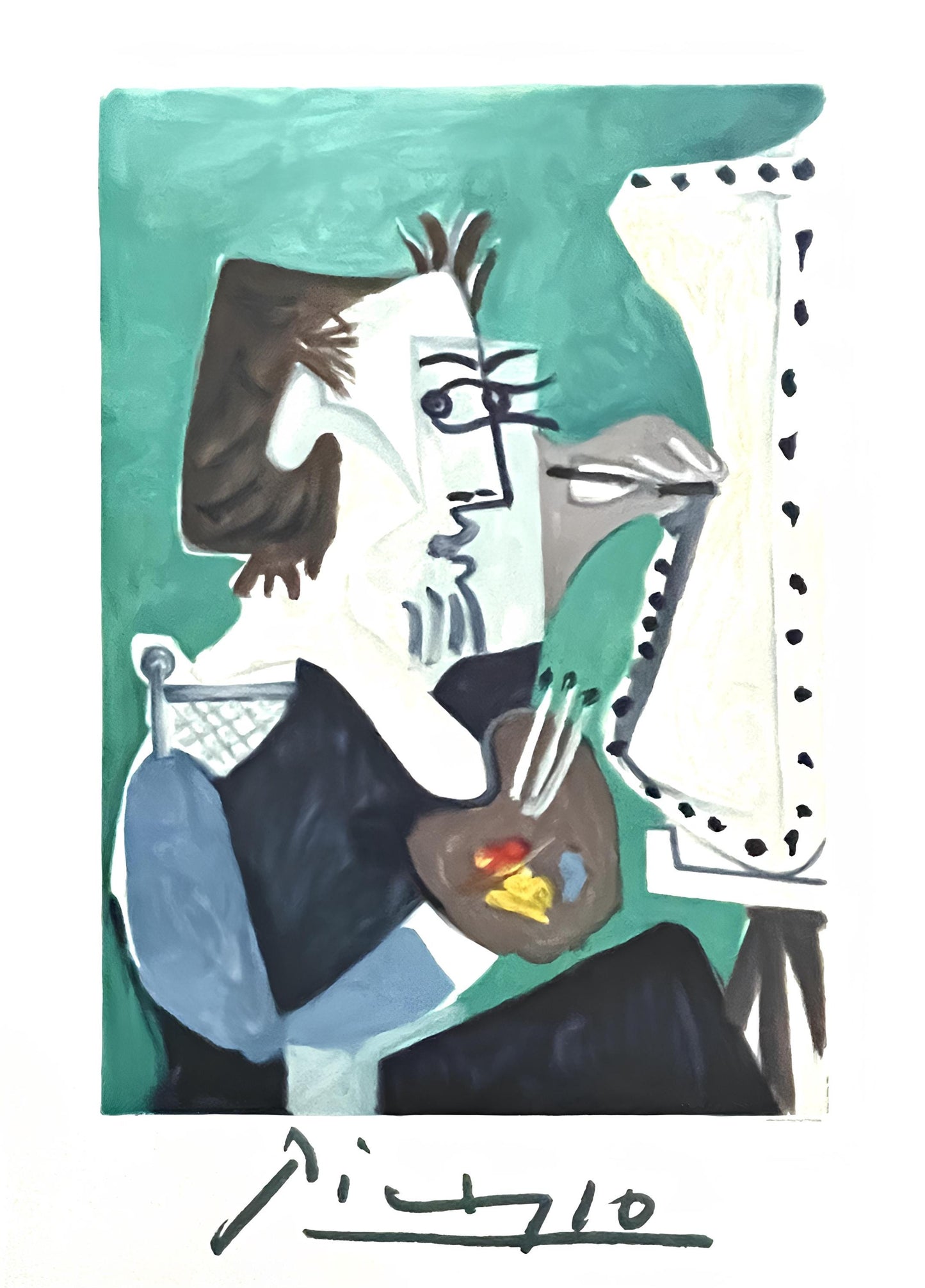 Pablo Picasso, Le Peintre, Marina Picasso Collection, Official Lithograph