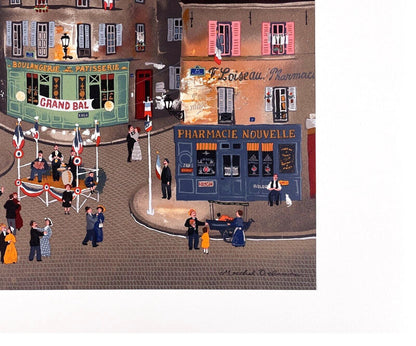 Michel Delacroix, Le Grand Bal, Lithograph