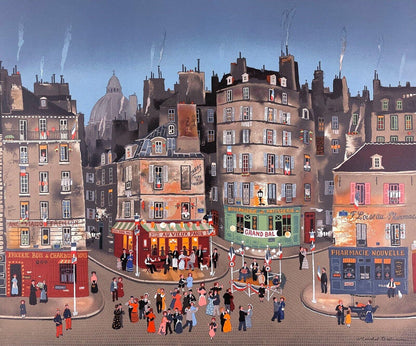 Michel Delacroix, Le Grand Bal, Lithograph