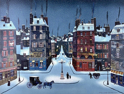 Michel Delacroix, Nuit De Dcembre, Lithograph
