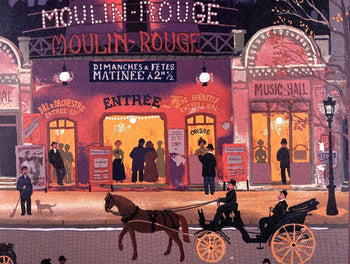 Michel Delacroix, Le Moulin Rouge, Lithograph