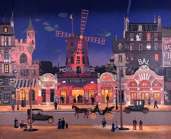 Michel Delacroix, Le Moulin Rouge, Lithograph