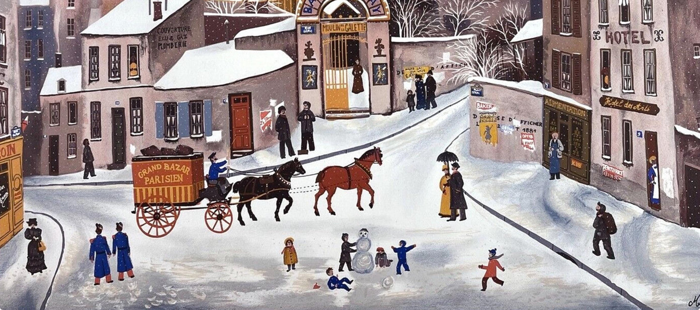 Michel Delacroix, Moulin De La Galette, Lithograph