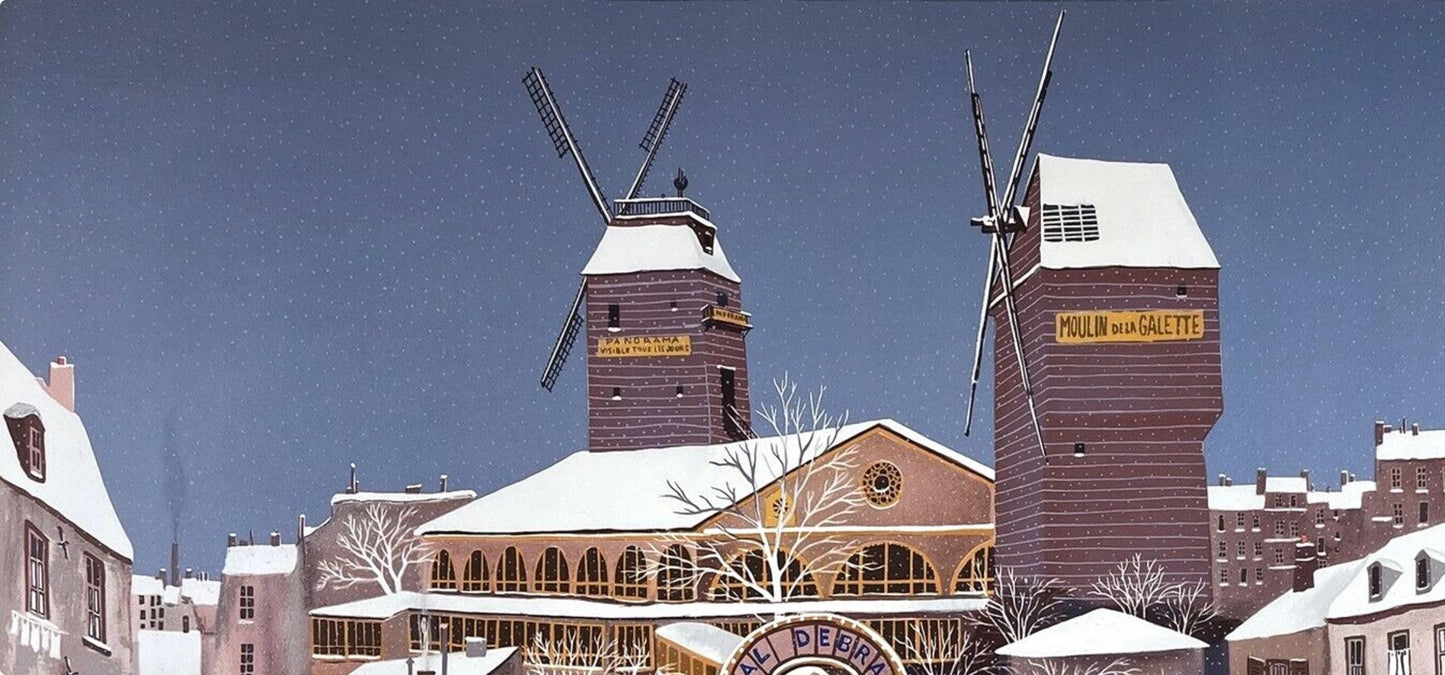 Michel Delacroix, Moulin De La Galette, Lithograph