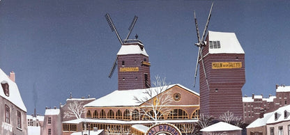 Michel Delacroix, Moulin De La Galette, Lithograph