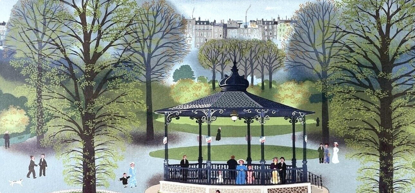 Michel Delacroix, Le Kiosque, Lithograph