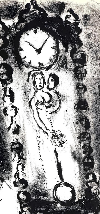 Marc Chagall, Chagall'S Uhren, Lithograph