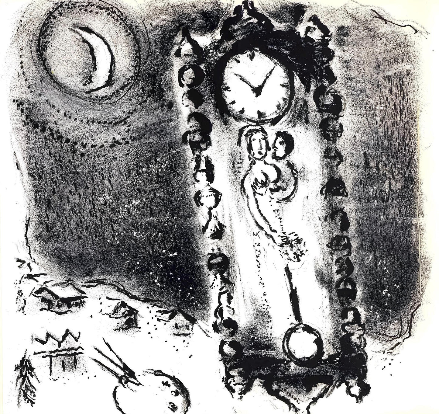 Marc Chagall, Chagall'S Uhren, Lithograph