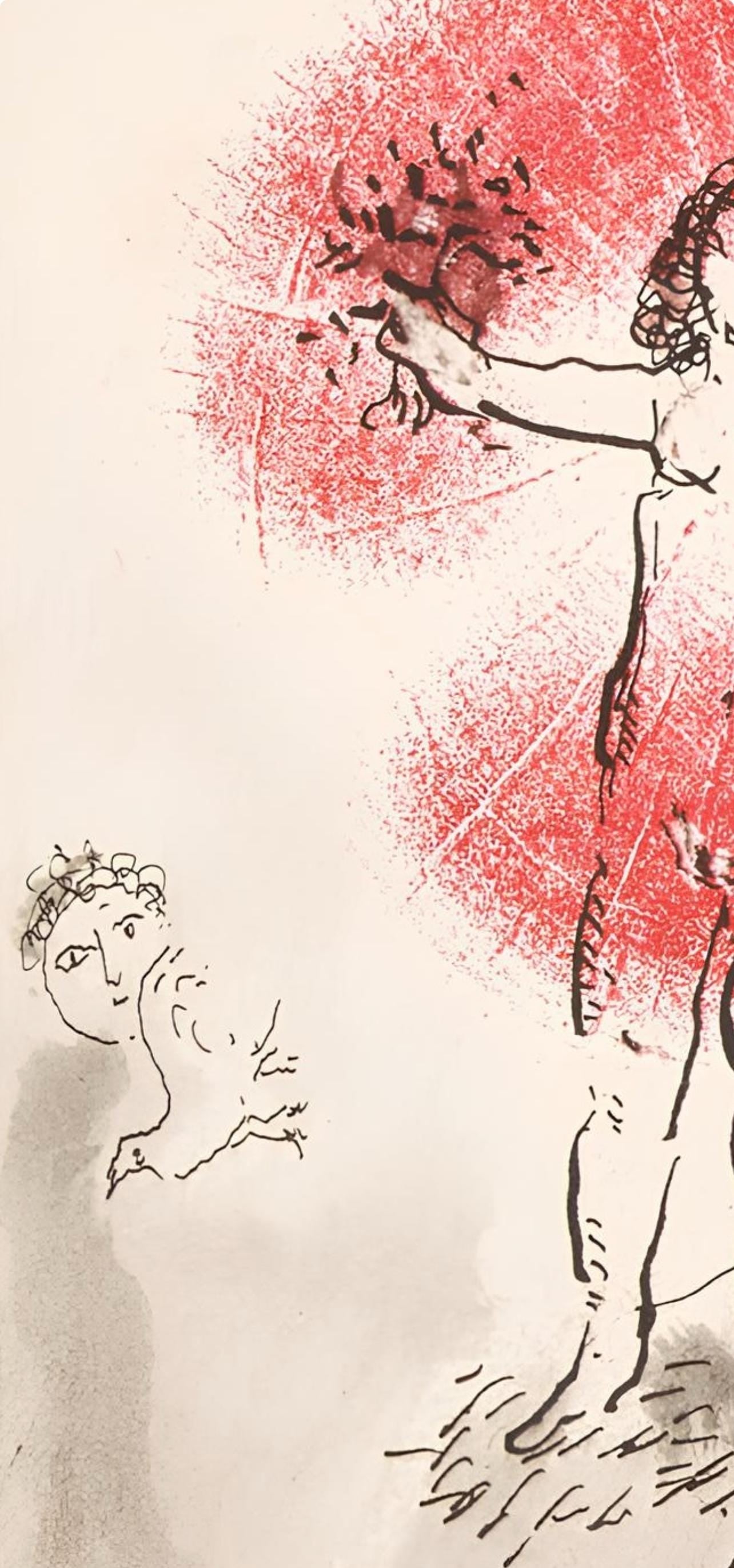 Marc Chagall, Composition, Lettres D'Hivernage, Lithograph