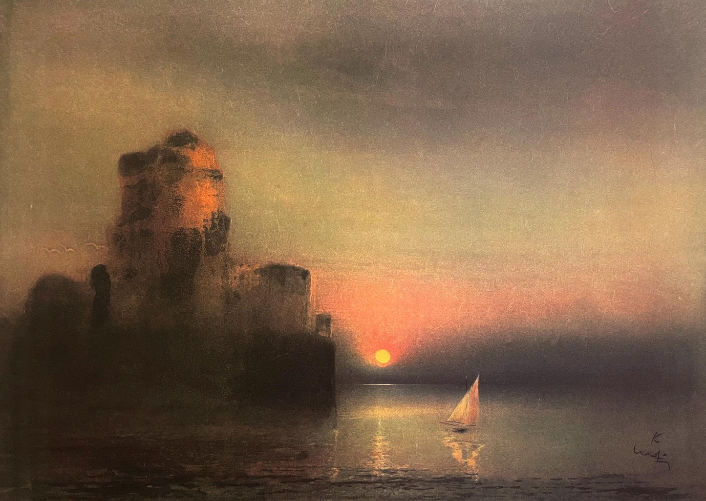 Kaiko Moti, Chteau D'If, Original Edition Offset Lithograph