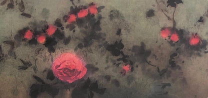 Kaiko Moti, Roses, Original Edition Offset Lithograph