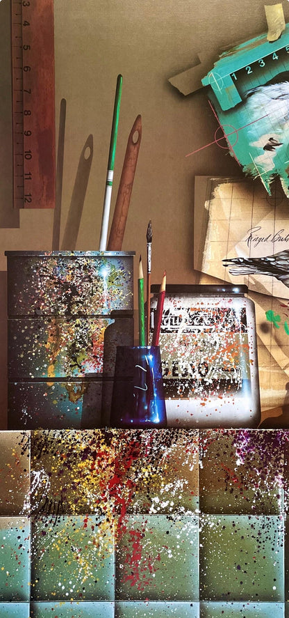 James Carter, Studio Still Life, Original Edition Offset Lithograph