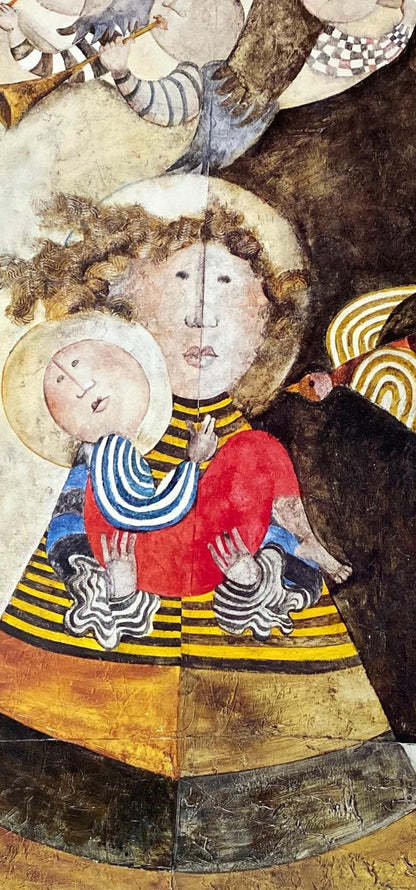 Graciela Rodo Boulanger, Madone Aux Trois Anges, Original Edition Offset Lithograph