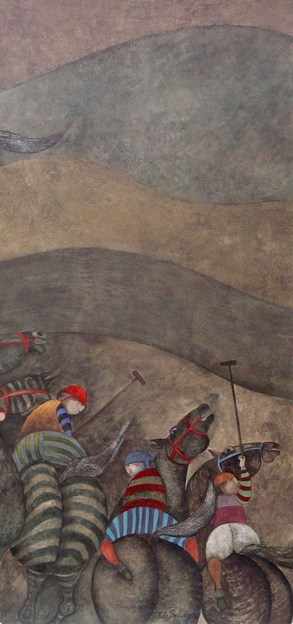 Graciela Rodo Boulanger, Aprs Le Tournoi, Original Edition Offset Lithograph