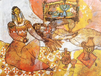 Tho Tobiasse, Romeo And Juliette Iv, Original Edition Offset Lithograph