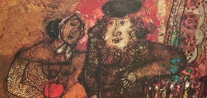 Tho Tobiasse, Candelabra, Original Edition Offset Lithograph