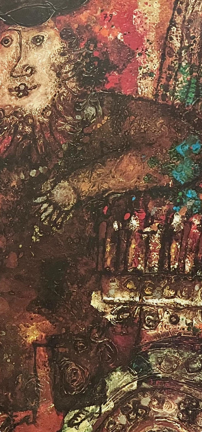 Tho Tobiasse, Candelabra, Original Edition Offset Lithograph