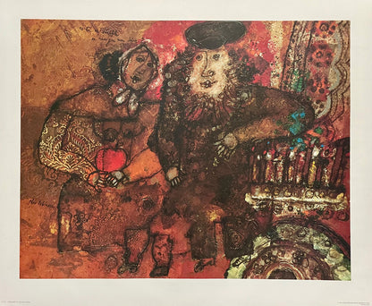 Tho Tobiasse, Candelabra, Original Edition Offset Lithograph