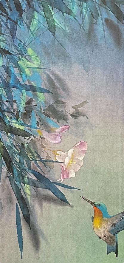 David Lee, Evening Flight, Original Edition Offset Lithograph