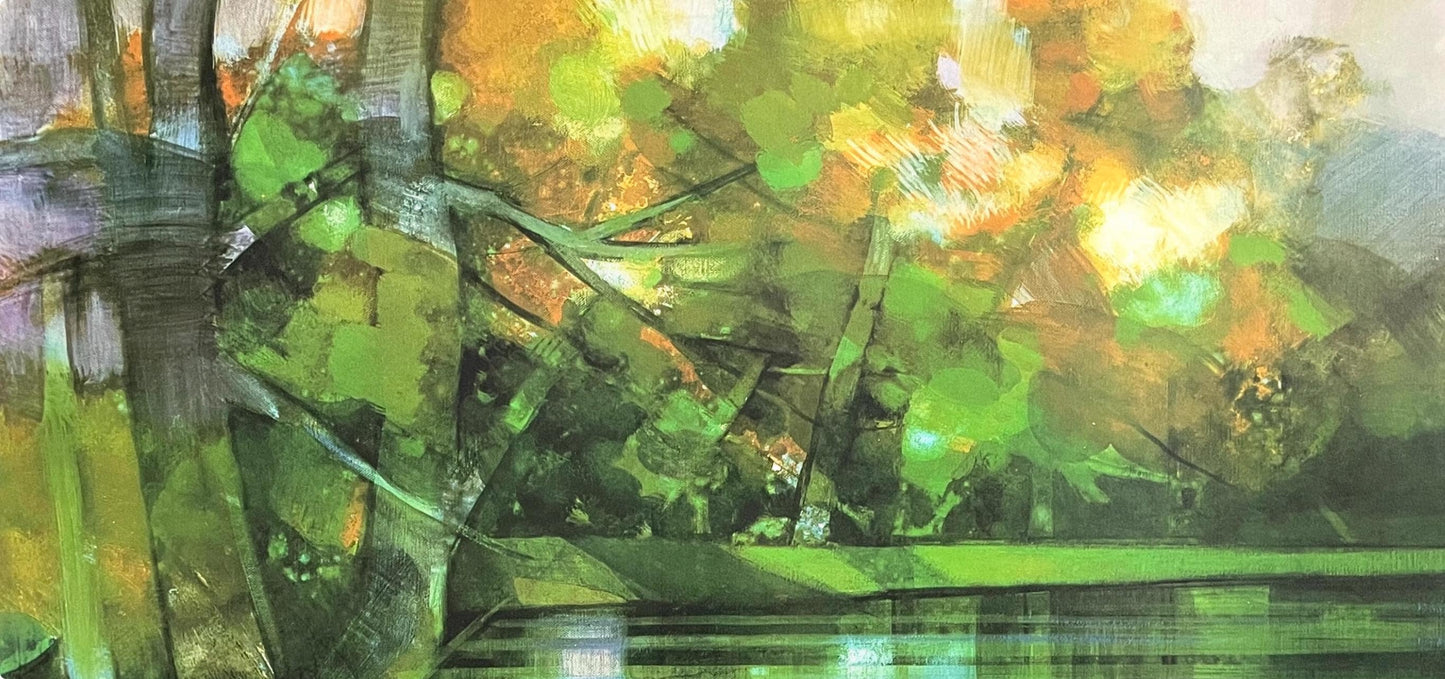 Camille Hilaire, Les Reflets, Original Edition Offset Lithograph