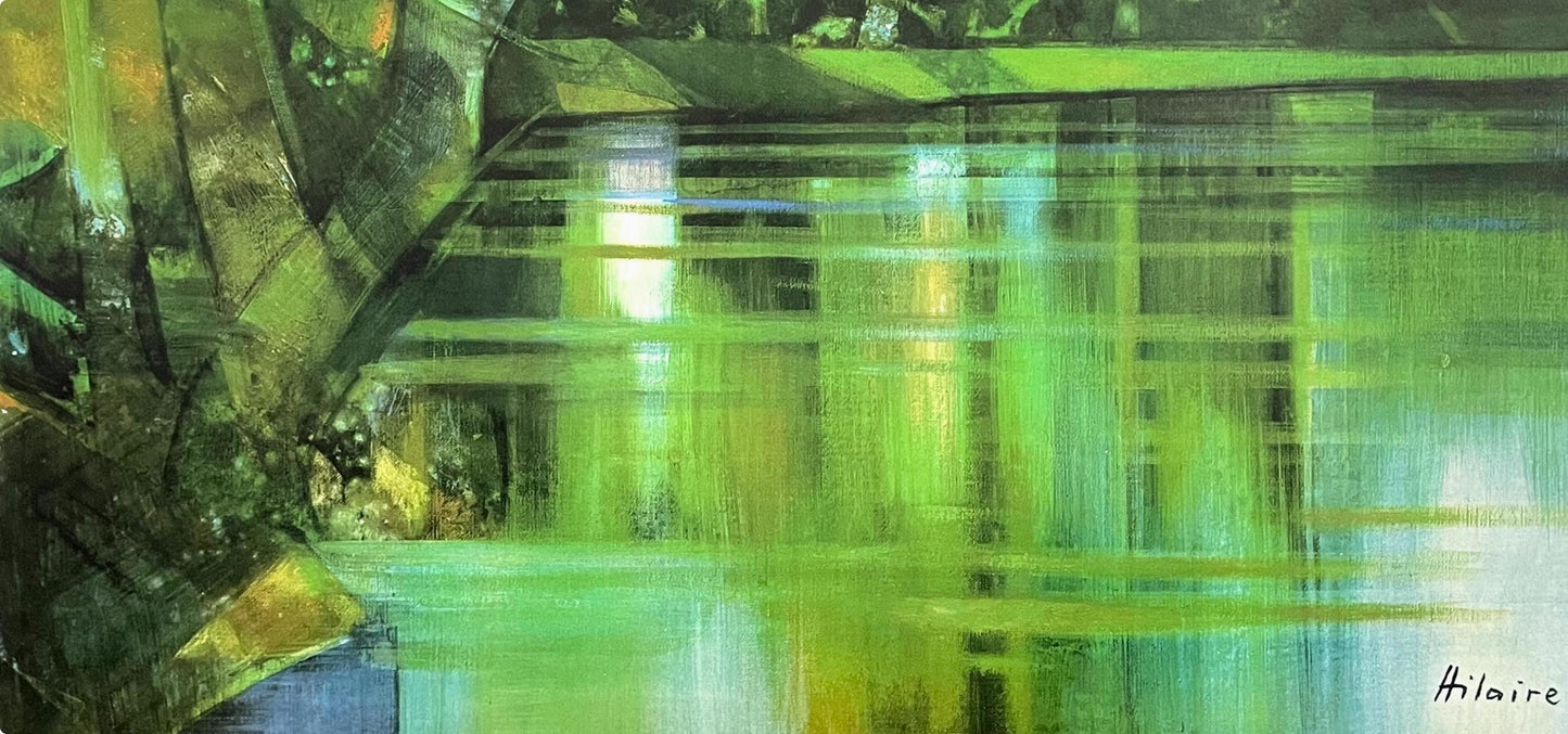 Camille Hilaire, Les Reflets, Original Edition Offset Lithograph