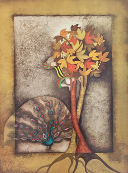 Graciela Rodo Boulanger, A Peacock For Sophie, Original Edition Offset Lithograph
