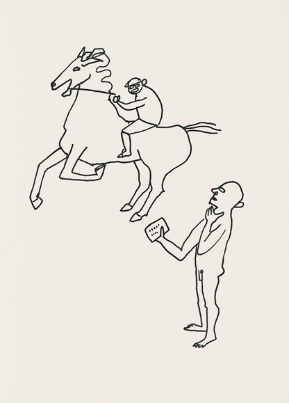 Alexander Calder, Composition, A Bestiary, Letterpress Print