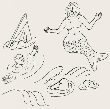 Alexander Calder, Composition, A Bestiary, Letterpress Print