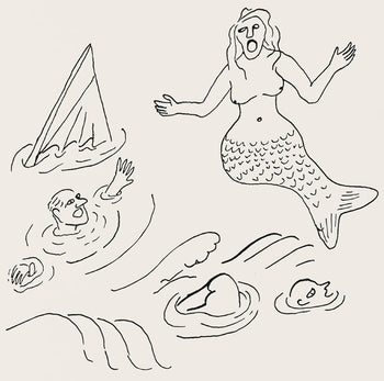 Alexander Calder, Composition, A Bestiary, Letterpress Print