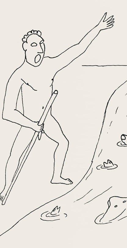 Alexander Calder, Composition, A Bestiary, Letterpress Print