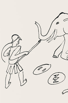 Alexander Calder, Composition, A Bestiary, Letterpress Print