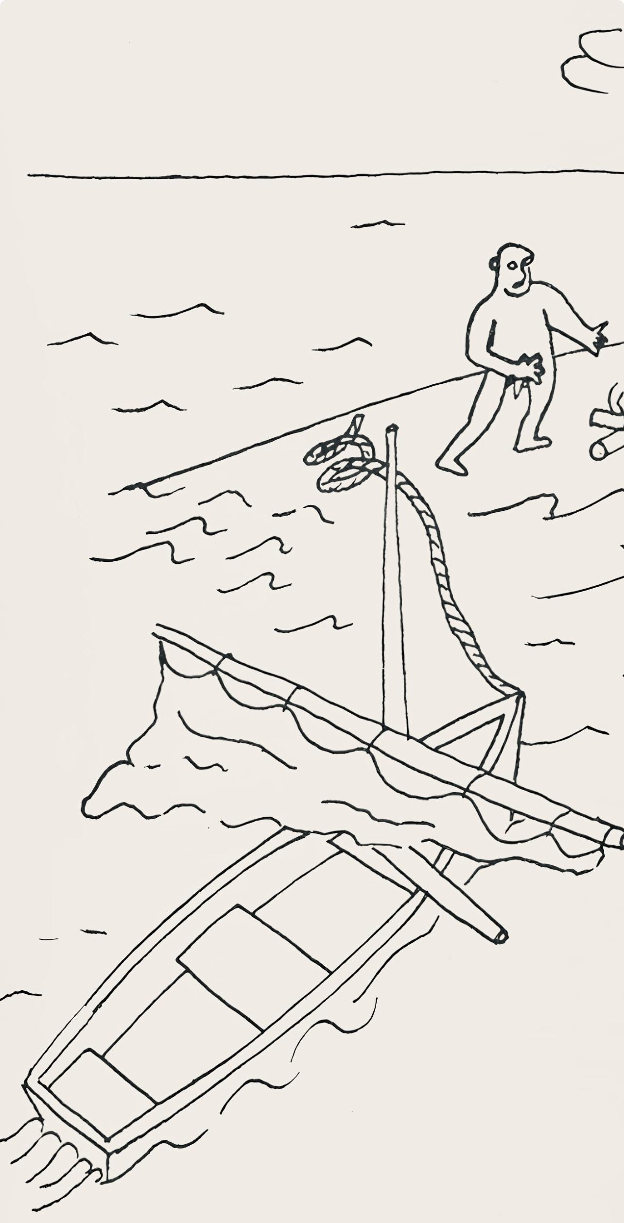 Alexander Calder, Composition, A Bestiary, Letterpress Print