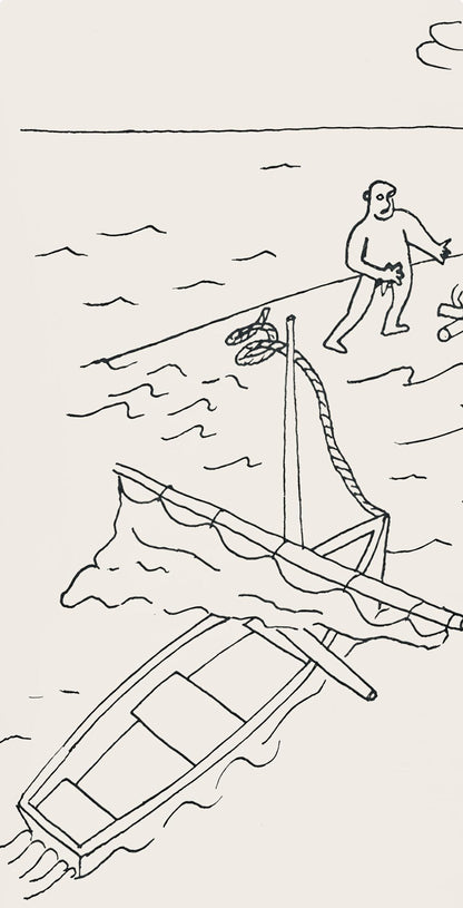 Alexander Calder, Composition, A Bestiary, Letterpress Print