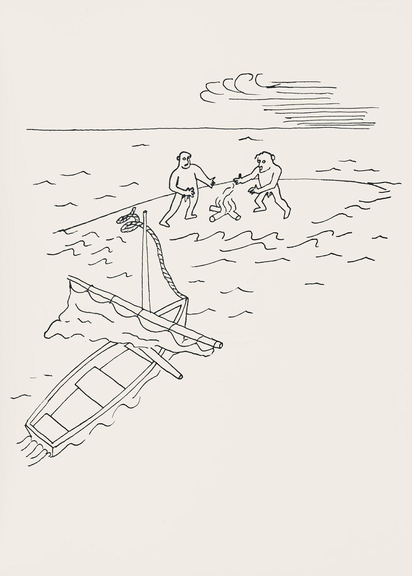 Alexander Calder, Composition, A Bestiary, Letterpress Print