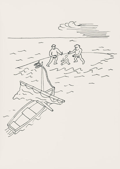 Alexander Calder, Composition, A Bestiary, Letterpress Print