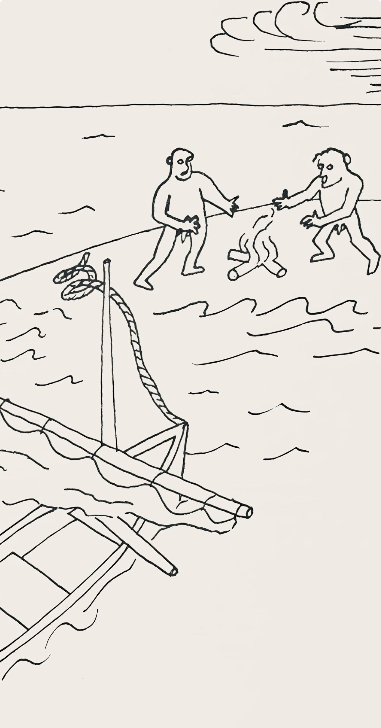 Alexander Calder, Composition, A Bestiary, Letterpress Print