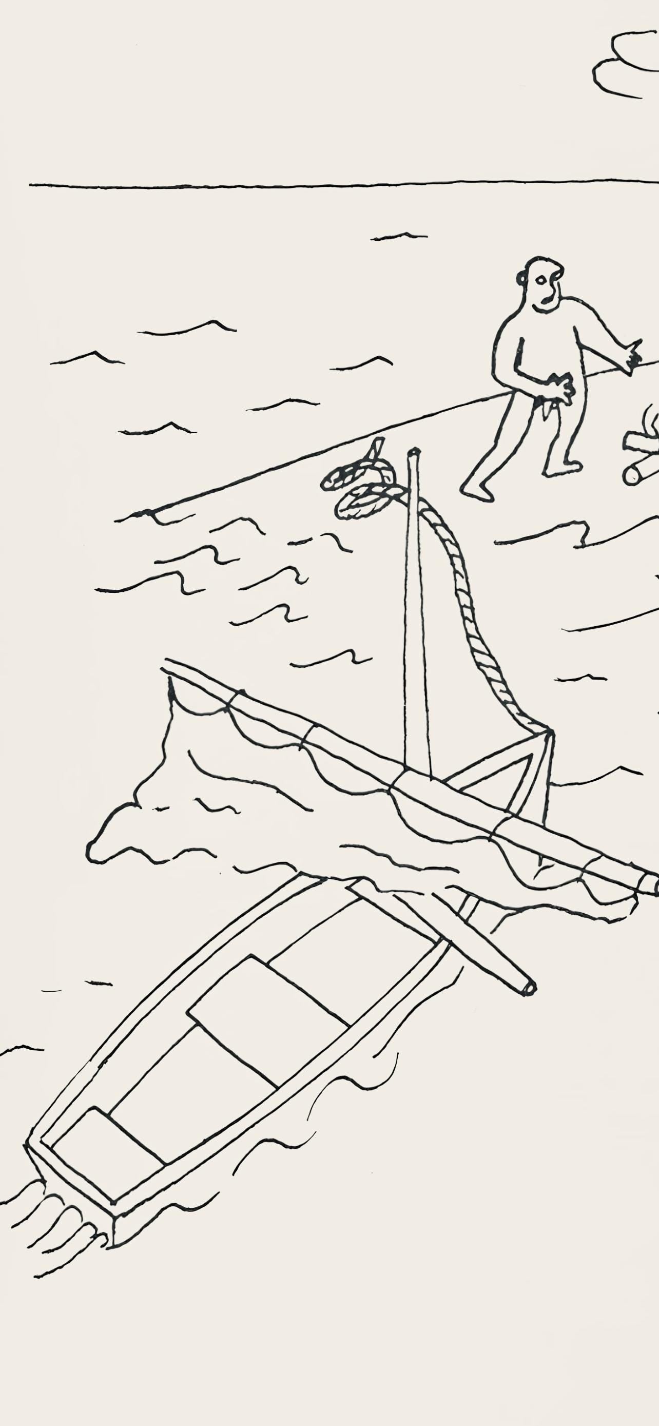 Alexander Calder, Composition, A Bestiary, Letterpress Print